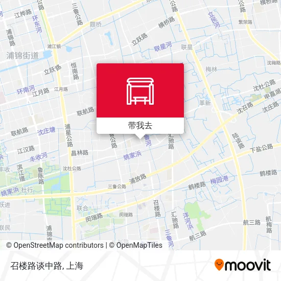 召楼路谈中路地图