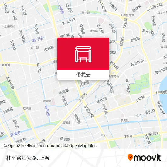 桂平路江安路地图