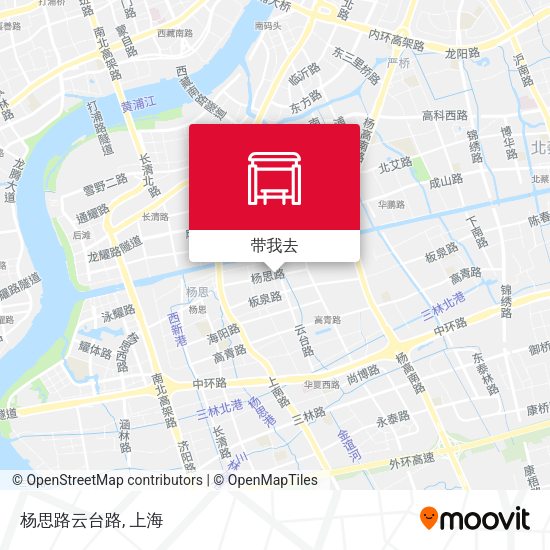 杨思路云台路地图