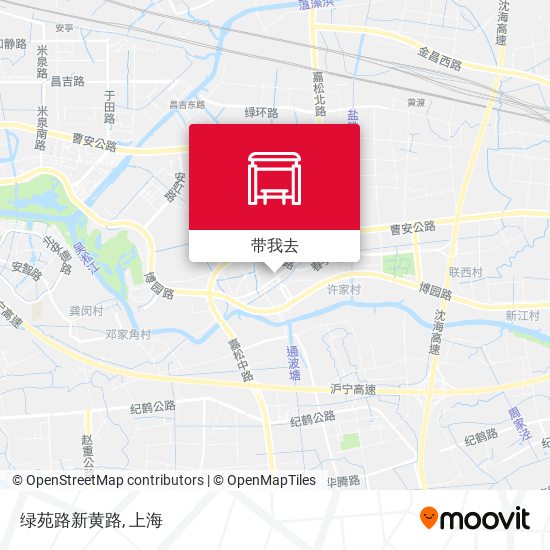 绿苑路新黄路地图