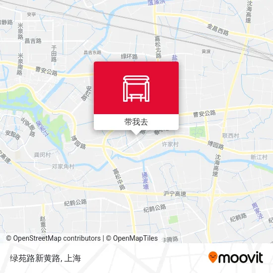 绿苑路新黄路地图