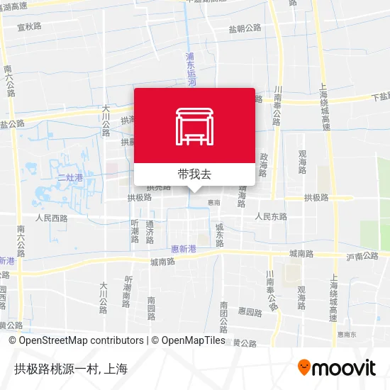 拱极路桃源一村地图