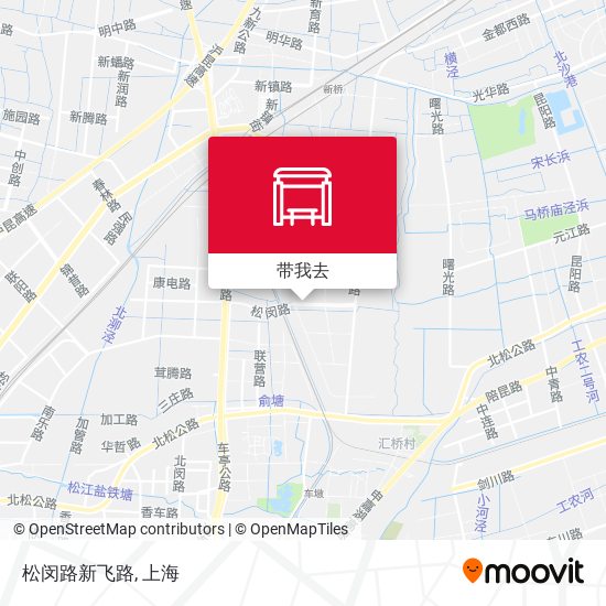 松闵路新飞路地图