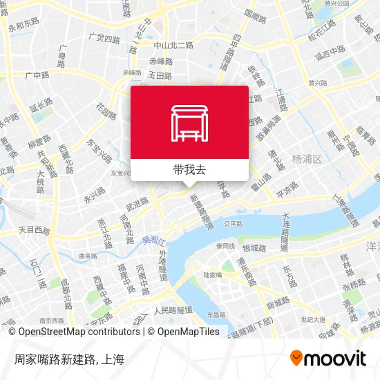 周家嘴路新建路地图
