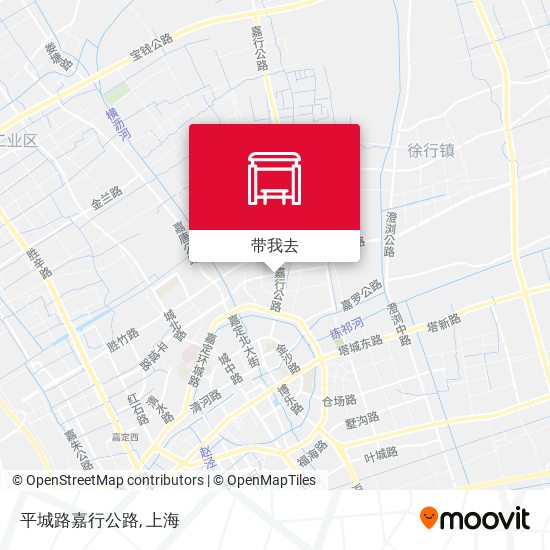 平城路嘉行公路地图
