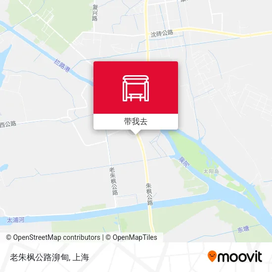老朱枫公路泖甸地图