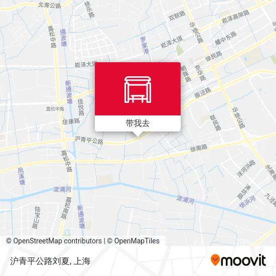 沪青平公路刘夏地图
