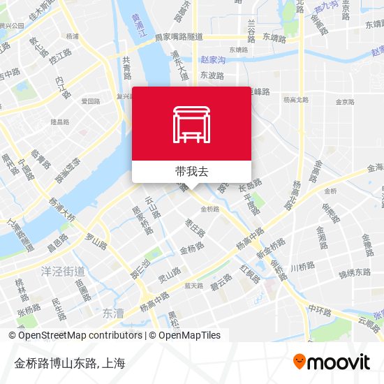 金桥路博山东路地图