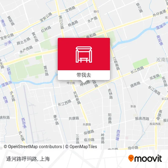 通河路呼玛路地图