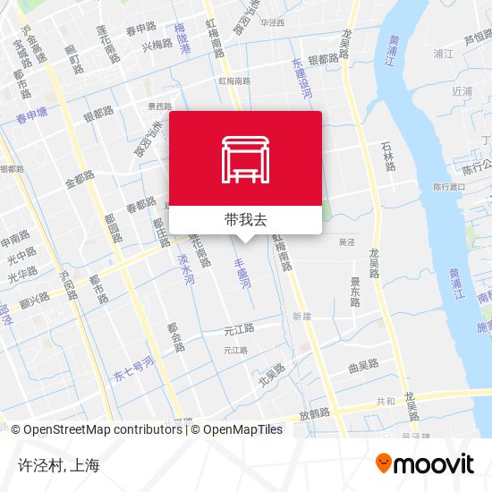 许泾村地图