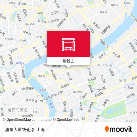 浦东大道钱仓路地图