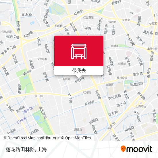莲花路田林路地图