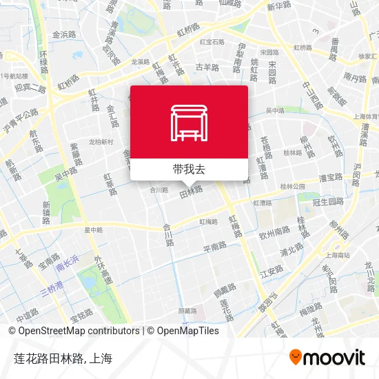 莲花路田林路地图