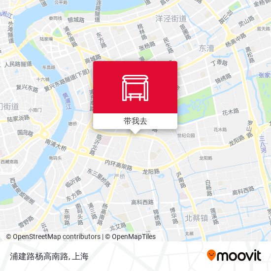 浦建路杨高南路地图