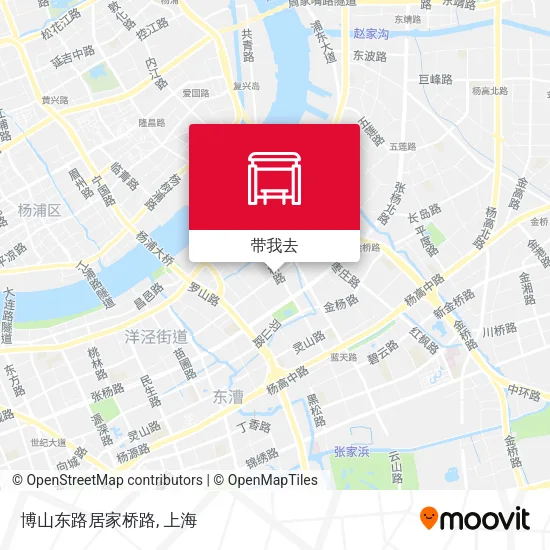 博山东路居家桥路地图