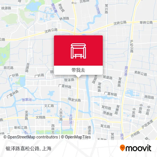 银泽路嘉松公路地图