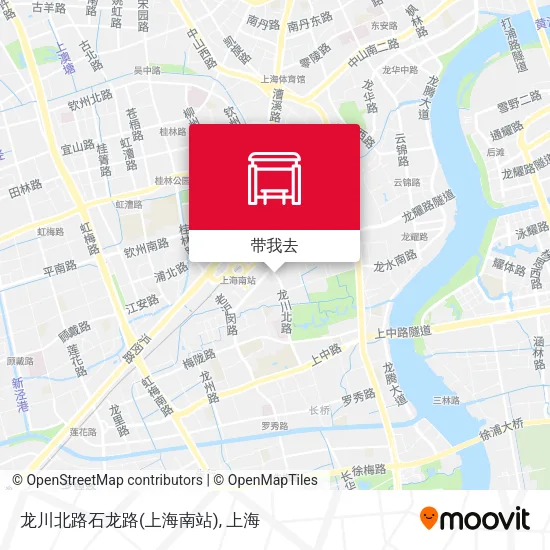 龙川北路石龙路(上海南站)地图