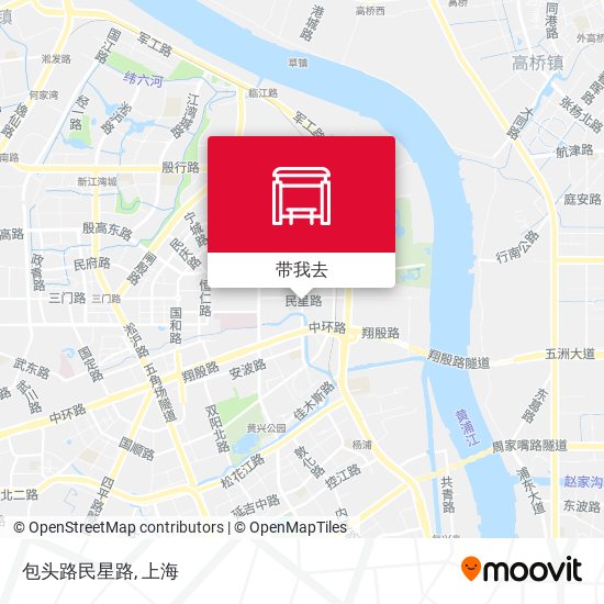 包头路民星路地图