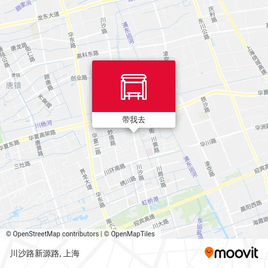 川沙路新源路地图