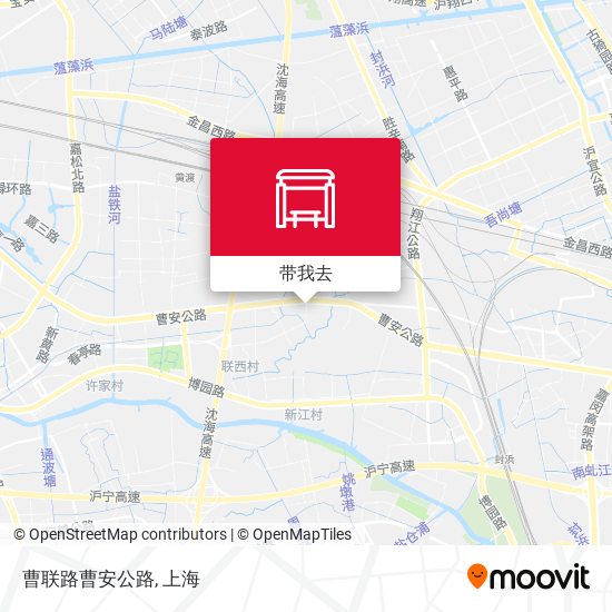 曹联路曹安公路地图