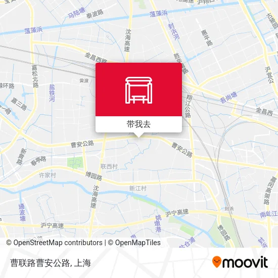 曹联路曹安公路地图