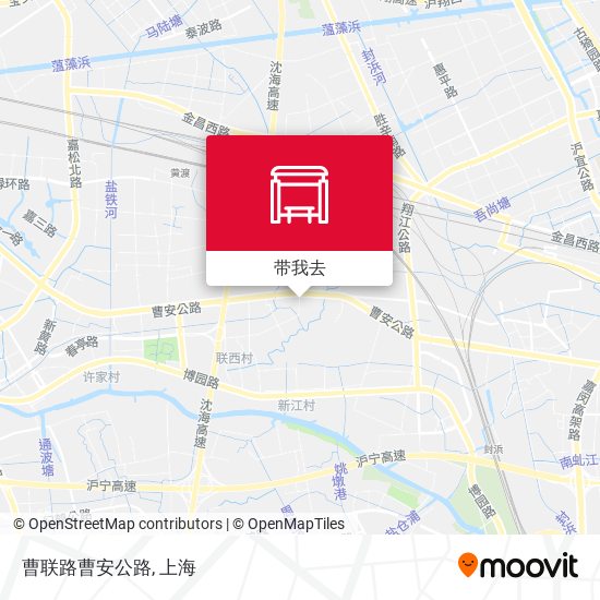 曹联路曹安公路地图