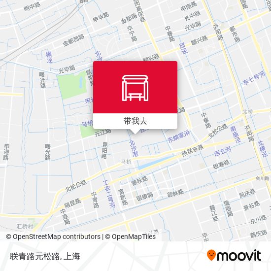 联青路元松路地图