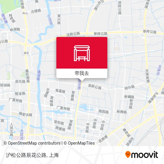 沪松公路辰花公路地图
