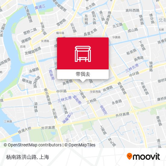 杨南路洪山路地图