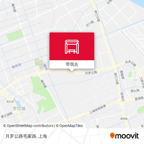 月罗公路毛家路地图