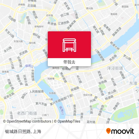 银城路日照路地图