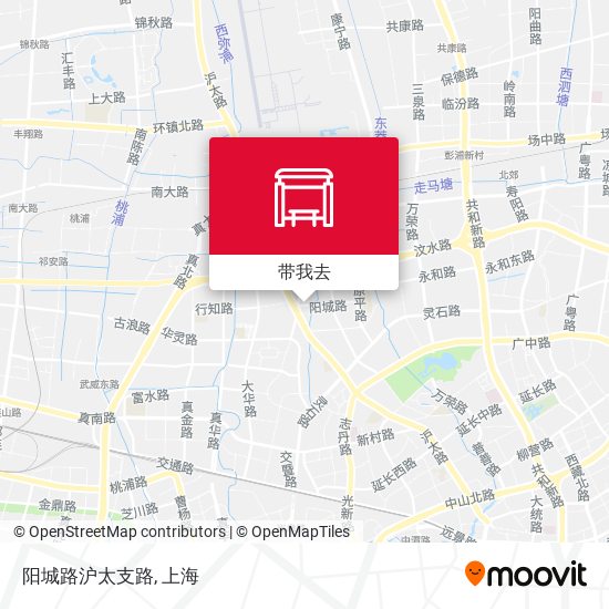 阳城路沪太支路地图