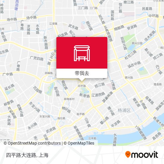 四平路大连路地图