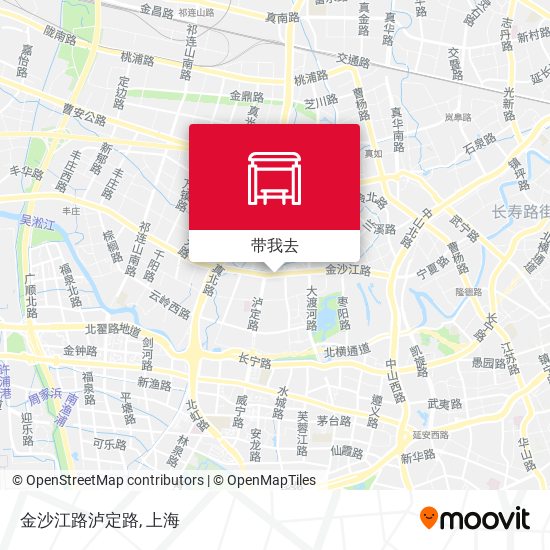 金沙江路泸定路地图