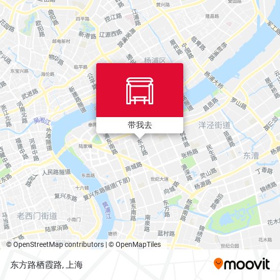 东方路栖霞路地图