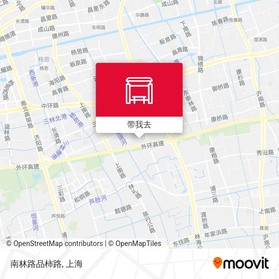 南林路品柿路地图