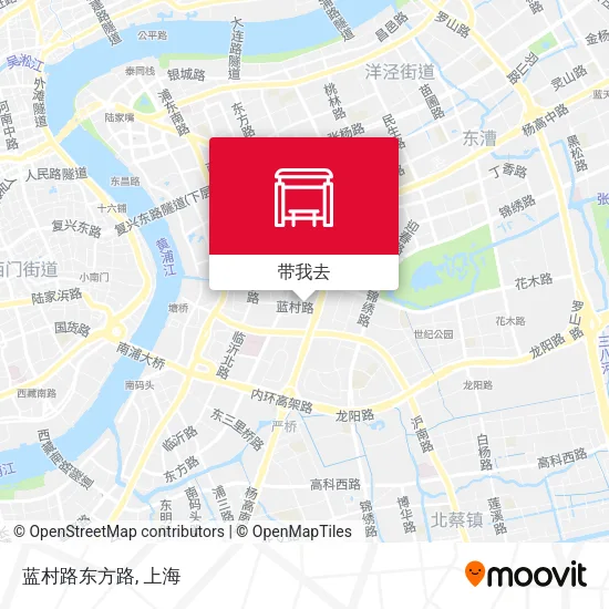 蓝村路东方路地图