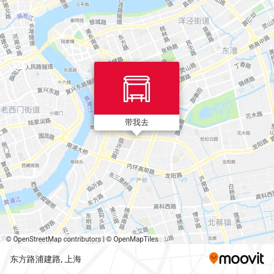 东方路浦建路地图