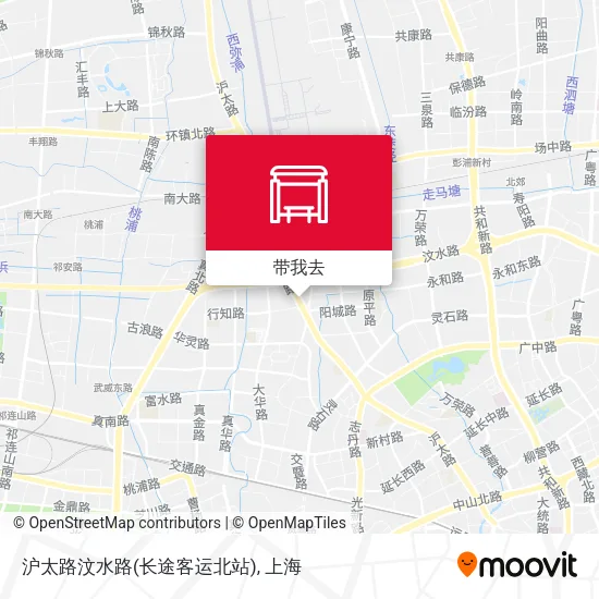 沪太路汶水路(长途客运北站)地图