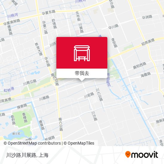 川沙路川展路地图