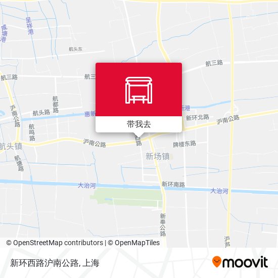 新环西路沪南公路地图