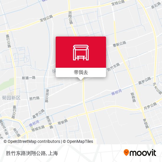 胜竹东路浏翔公路地图