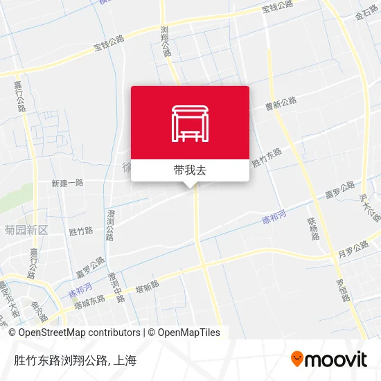 胜竹东路浏翔公路地图