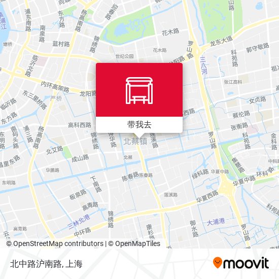 北中路沪南路地图