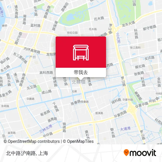 北中路沪南路地图