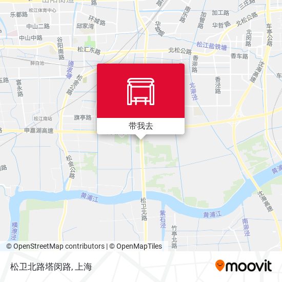 松卫北路塔闵路地图