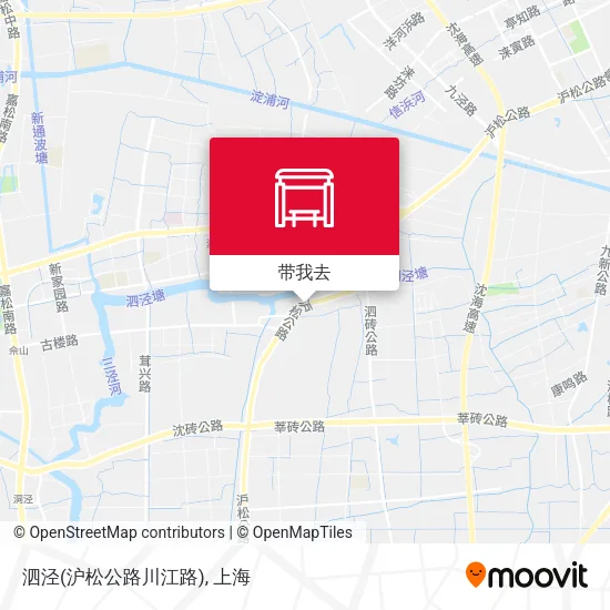 泗泾(沪松公路川江路)地图