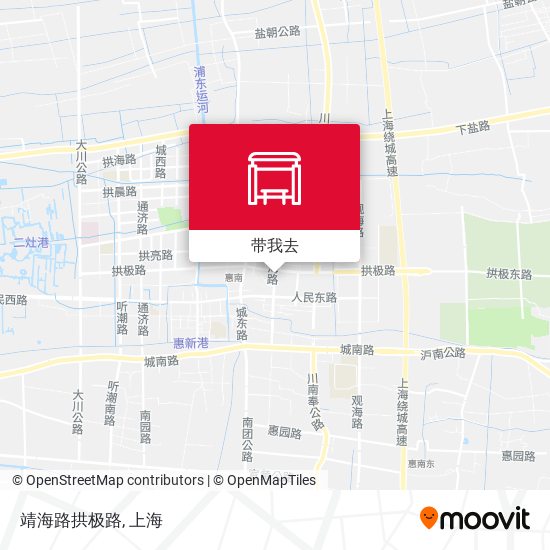 靖海路拱极路地图
