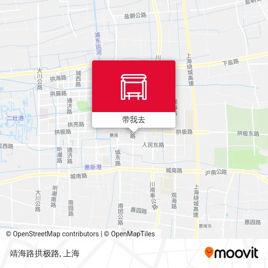 靖海路拱极路地图