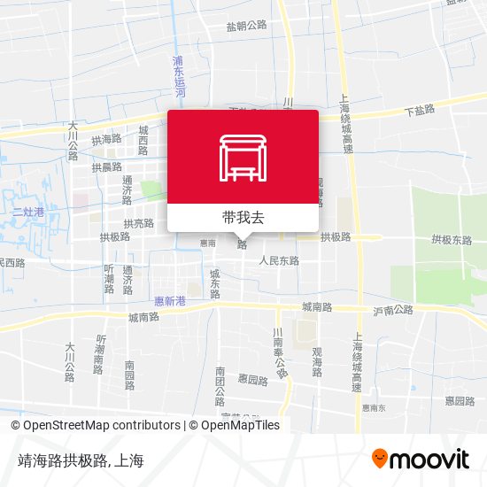靖海路拱极路地图